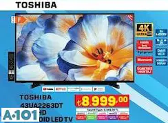 TOSHİBA 43LL2C63DT 43 FULL HD SMART LED TV/AKILLI TELEVİZYON